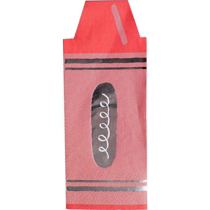 School Days Large Crayon Napkins
