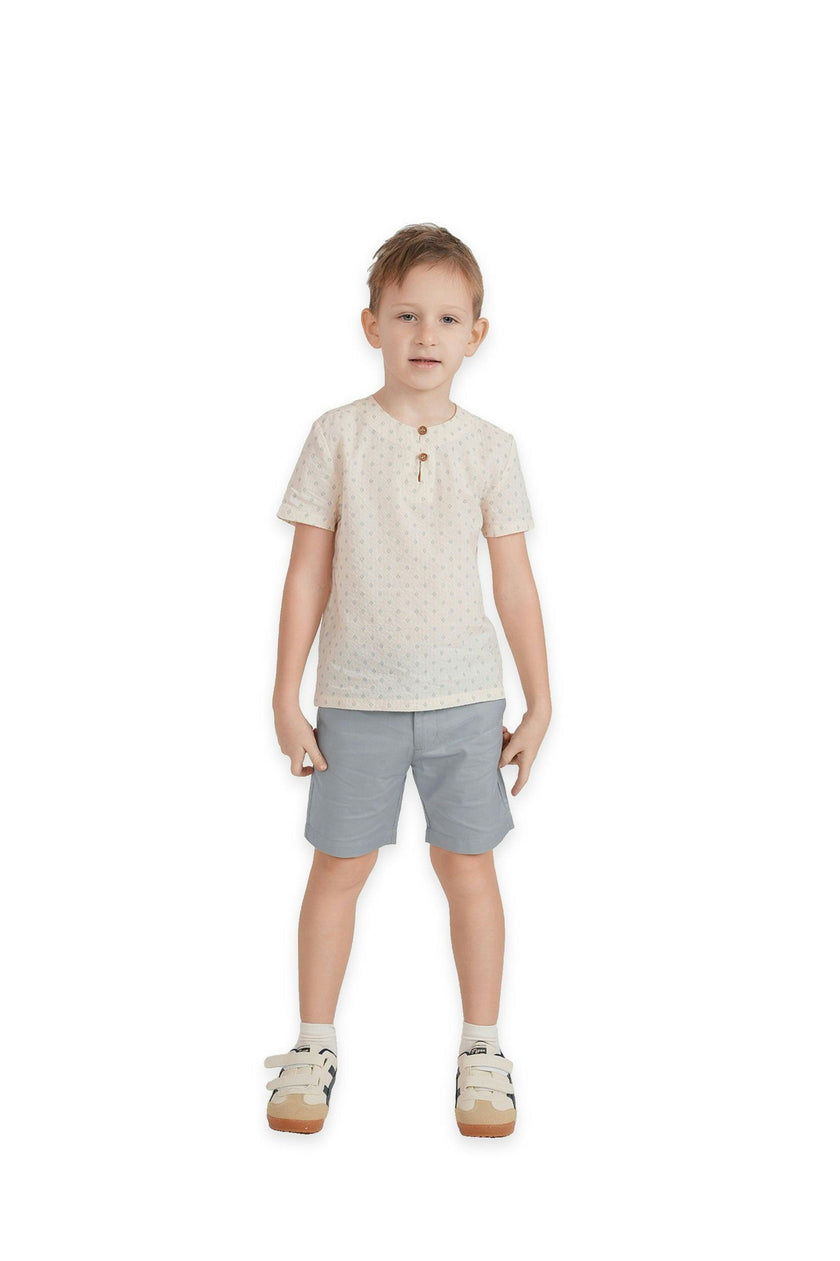 Printed Gauze Shirt
