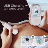 Portable Ultrasound Fetal Doppler: Blue