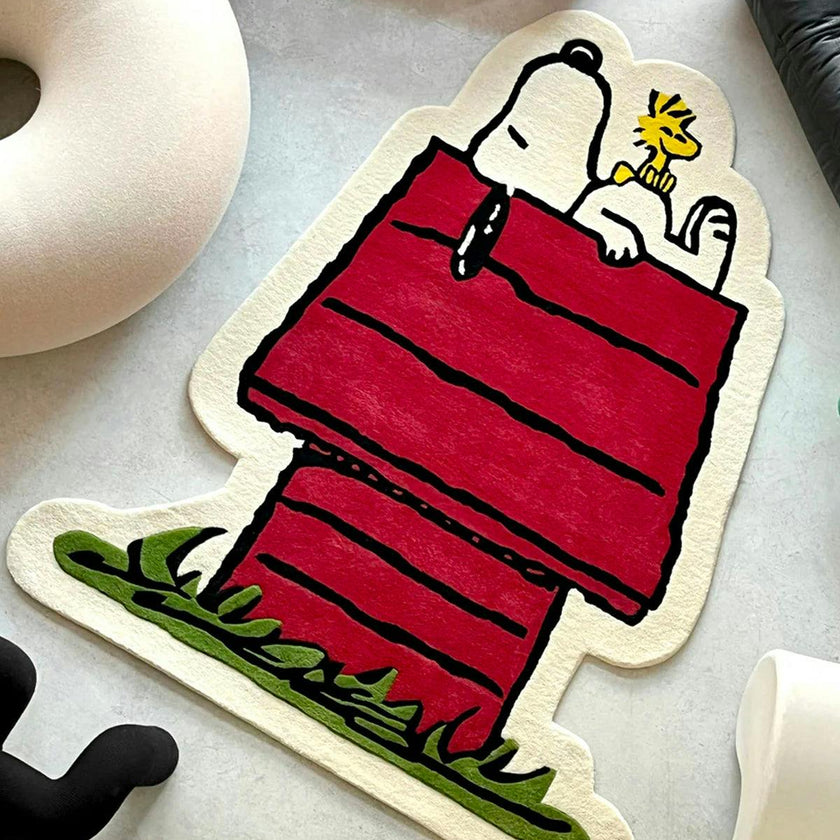 Rug PEANUTS Dog House 4 x 5ft