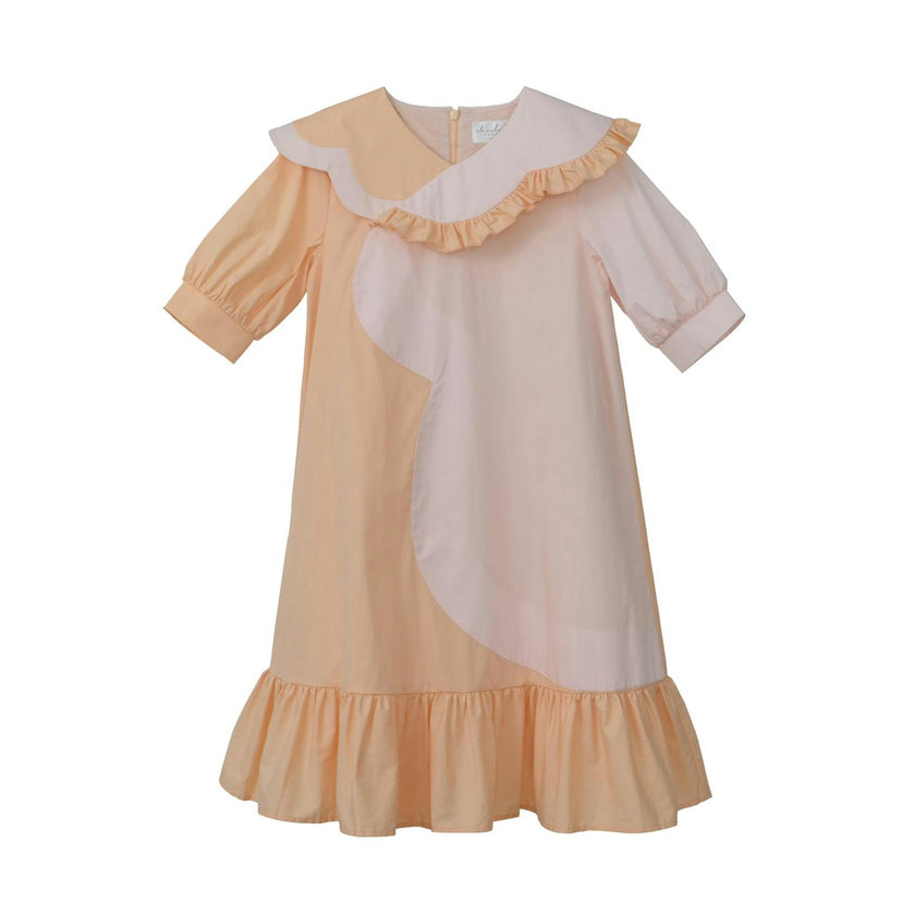 Lily dress (cantaloupe/blush pink)