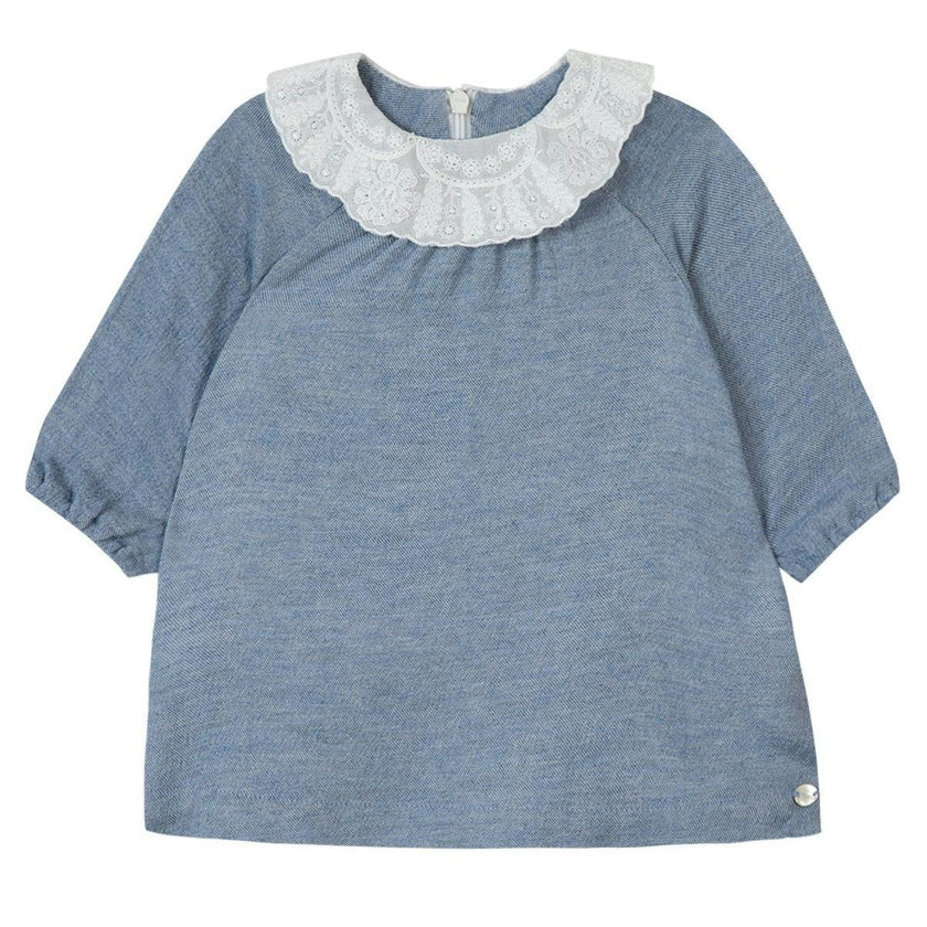Ruffled Collar Baby Dress
