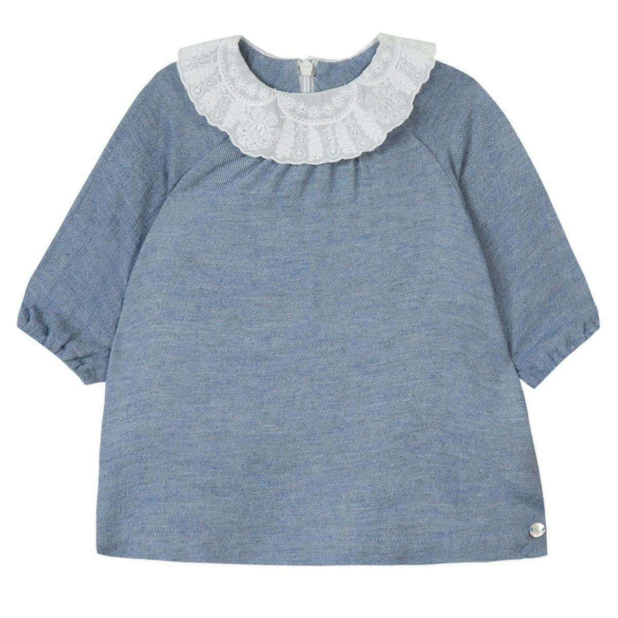 Ruffled Collar Baby Dress