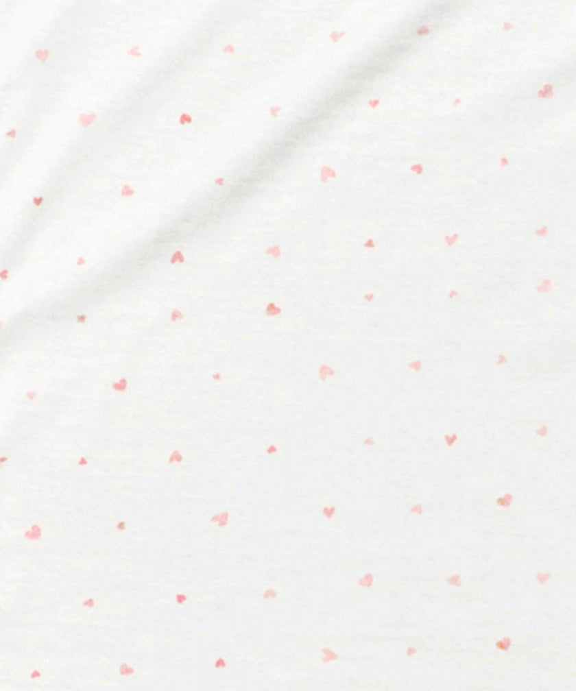 Crib Sheet, Rose Hearts