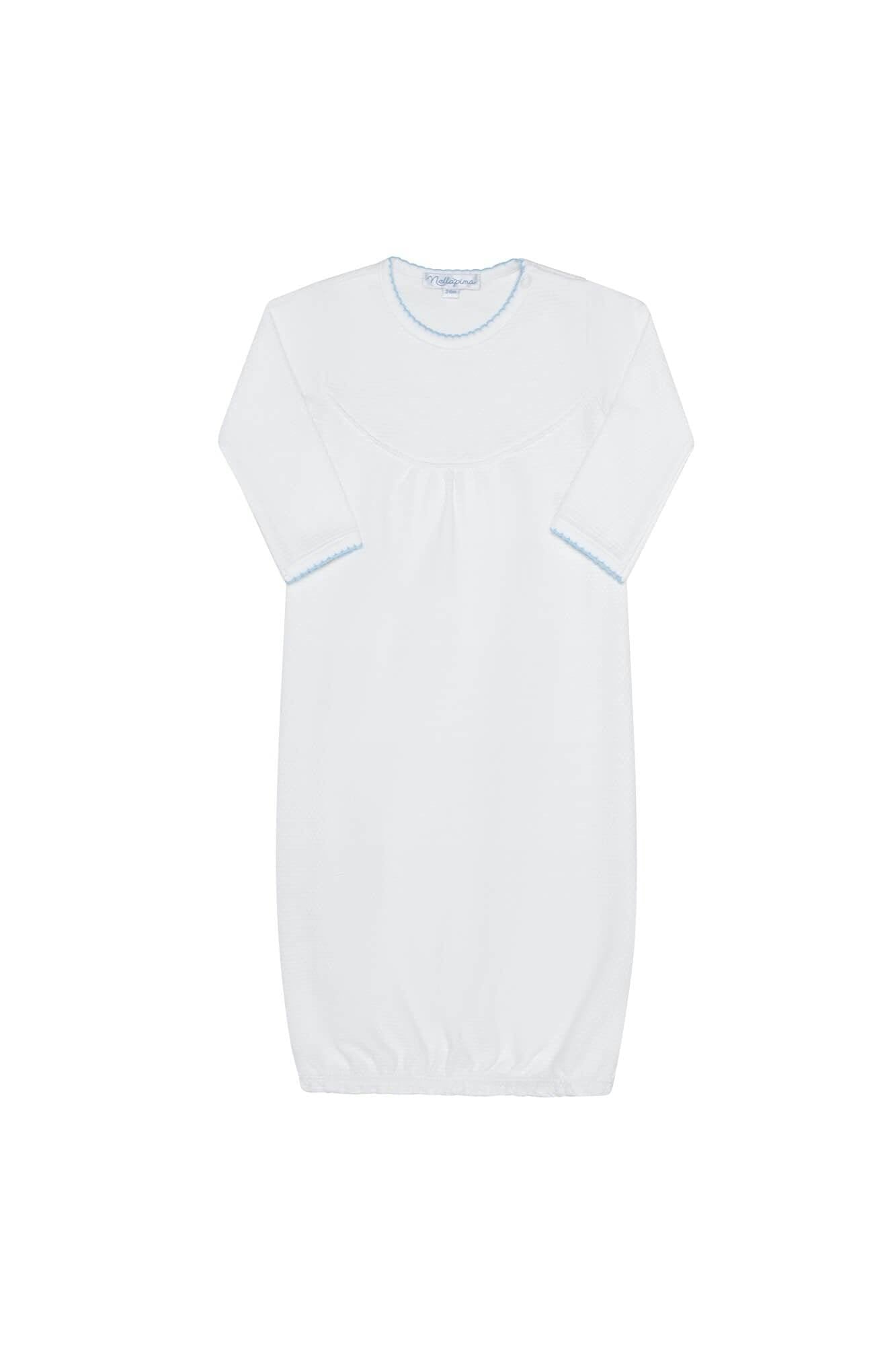 White Bubble Baby Gown
