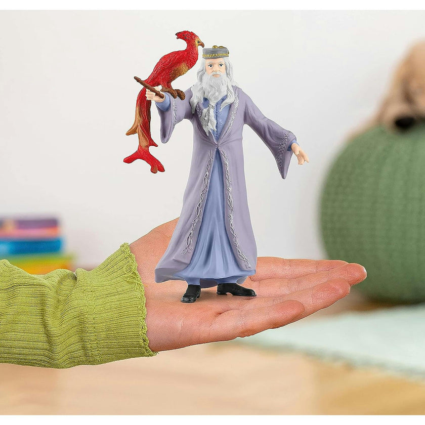 Schleich Wizarding World of Harry Potter: Albus Dumbledore & Fawkes Figurines