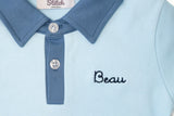 Custom Embroidered Contrast Polo Shirt
