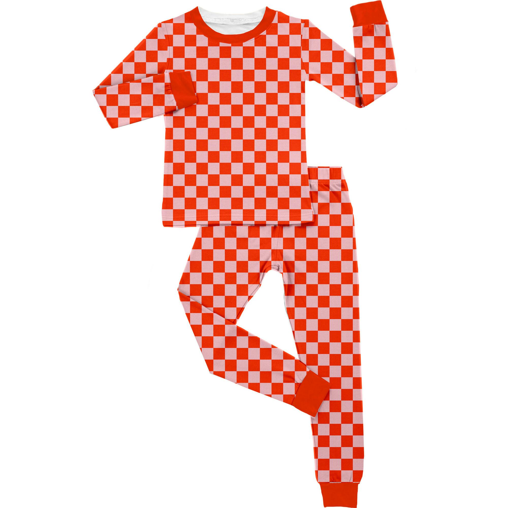 Pink Checked Out 2 Piece Pajama Set