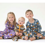 Costumed Ghosts - Glow In The Dark - Long Sleeve Loungewear Set