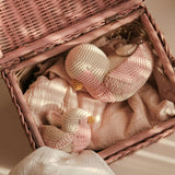 Pink Chickadee Gift Box 🌸 100% organic cotton music box and lovey