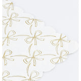 Gold Bow Large Napkins