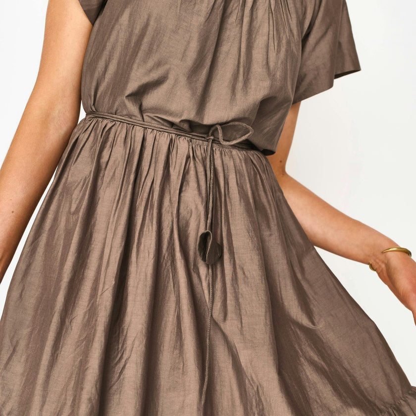 Vienna Maxi Dress in Walnut