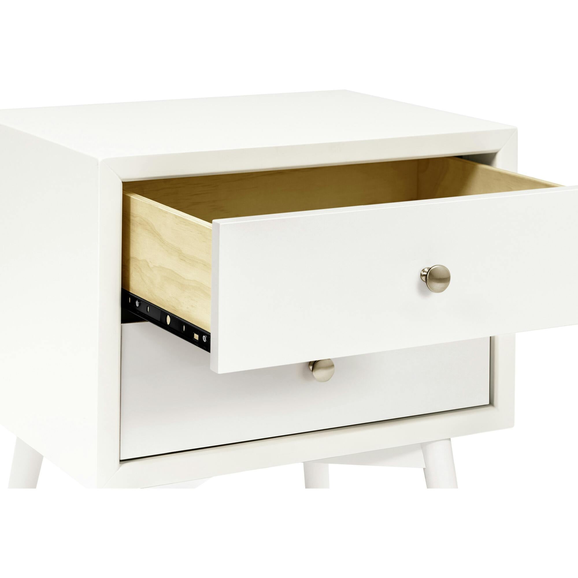 Palma Nightstand Assembled in Warm White