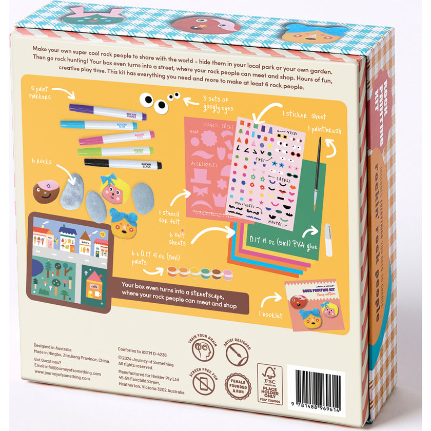 Rock Painting Kit - Faces Edition