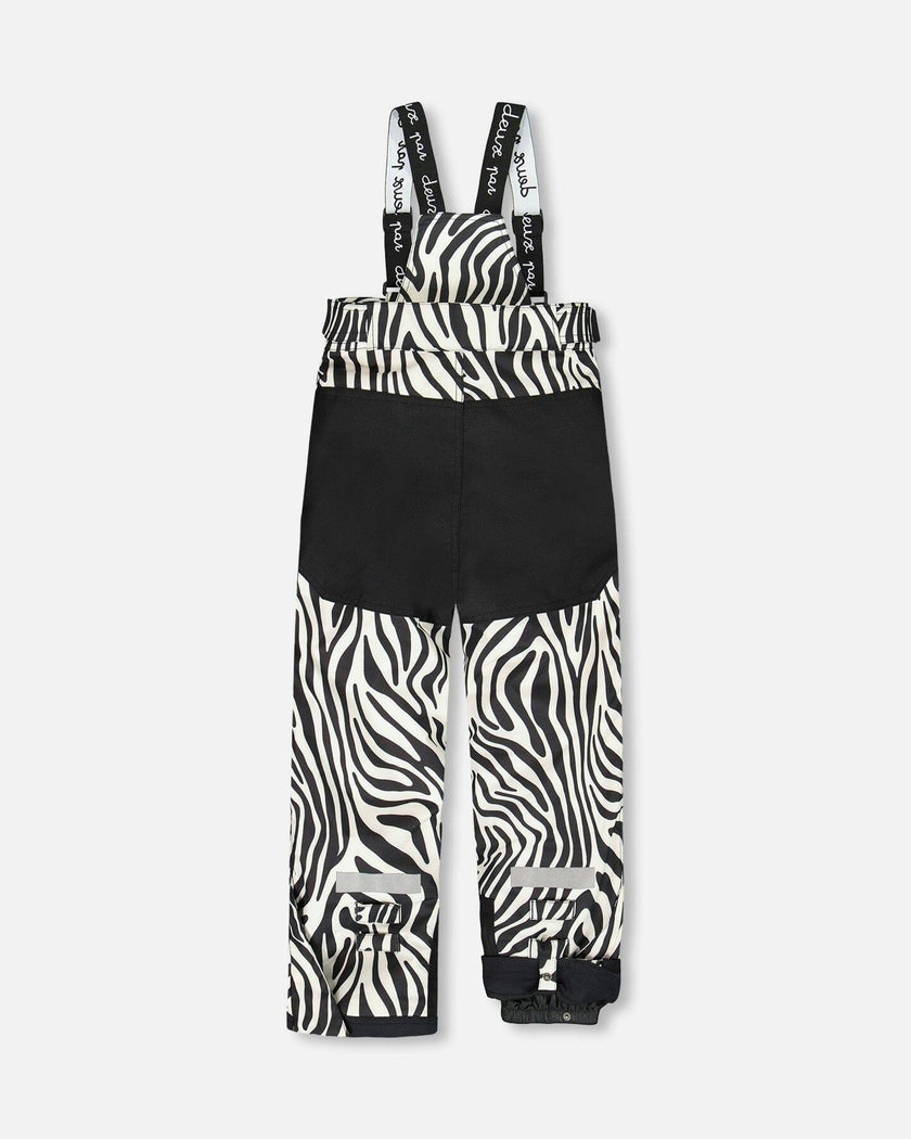 Two-Piece Teknik Snowsuit Zebra Print