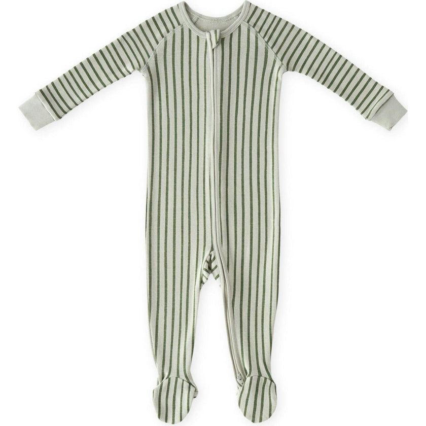 Ribbed Baby Sleeper, Green