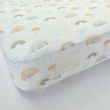 Rainbows Bamboo Changing Pad Cover
