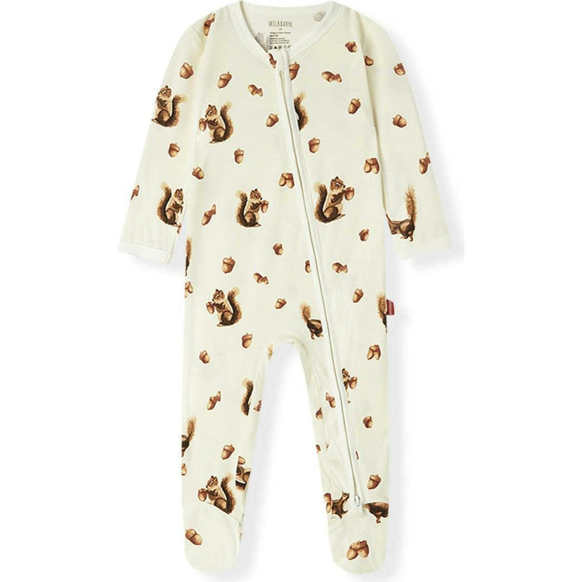 Luxe Stretch Zipper Footed Romper