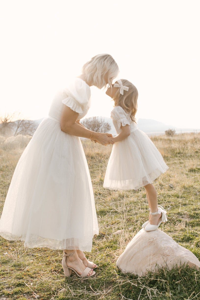 Mini Ballerina Dress in White