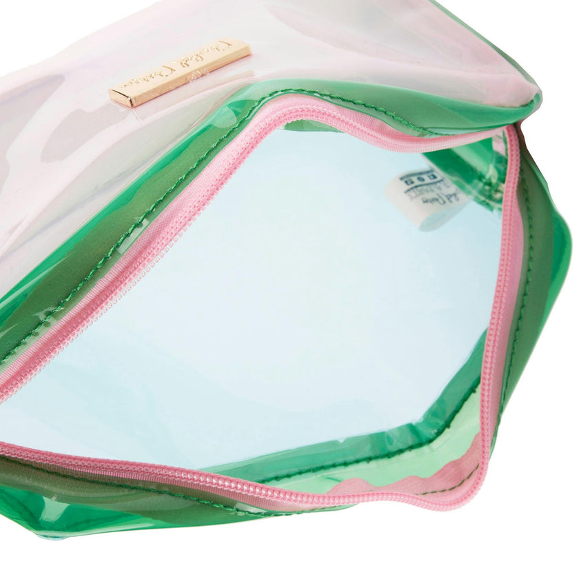 Retro Jelly Colorblock Pouch