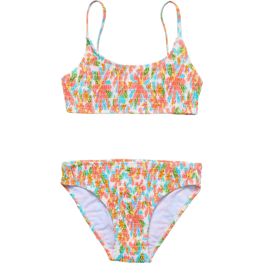 Hawaiian Luau Sustainable Shirred Bikini