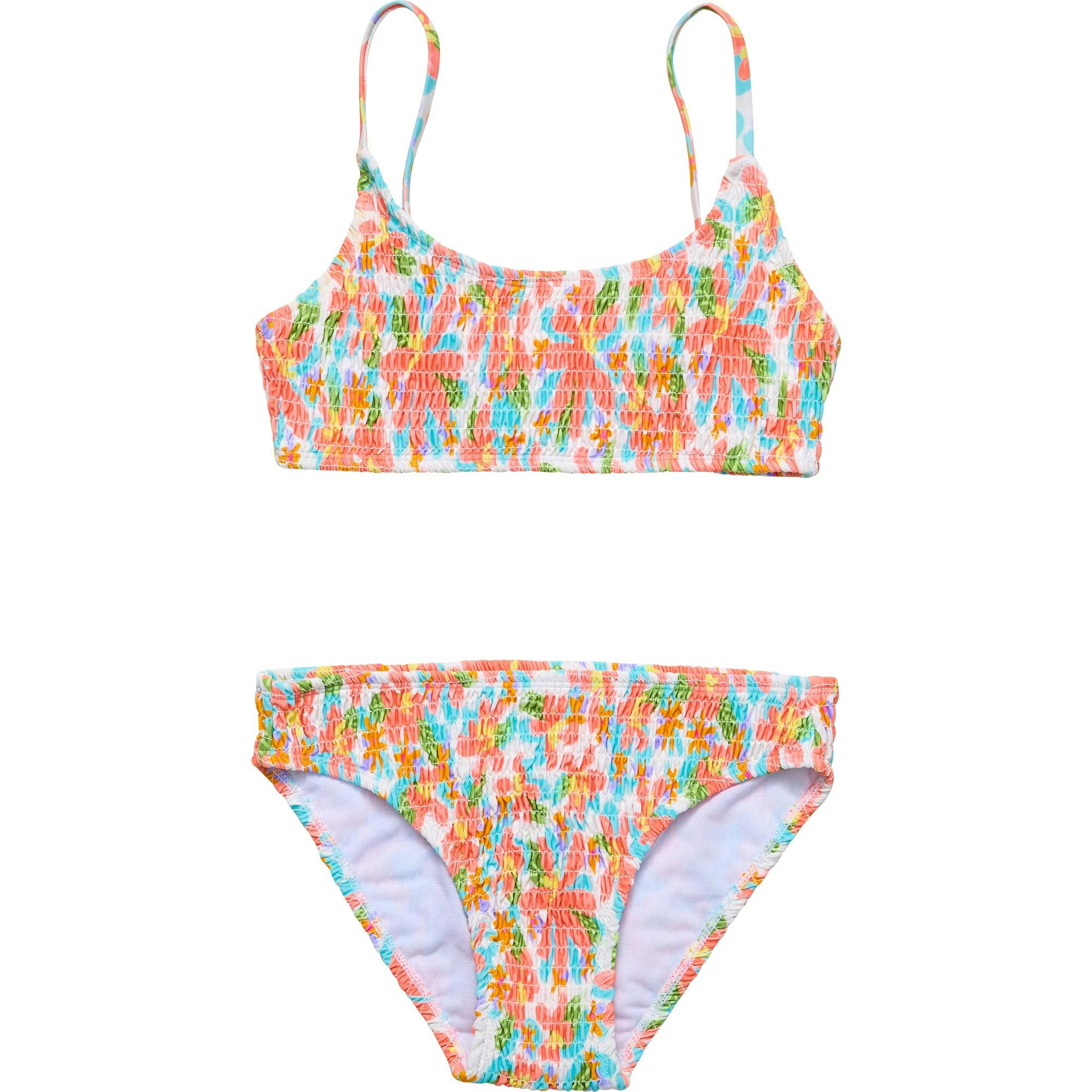 Hawaiian Luau Sustainable Shirred Bikini