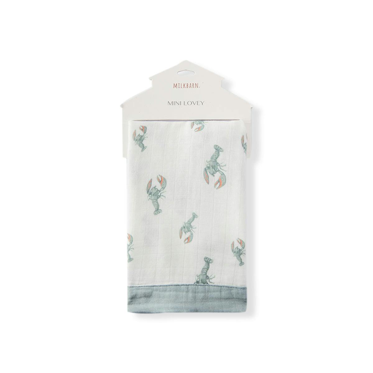 Mint Lobster Bamboo Mini Lovey