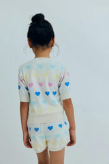 Pinpilin Short Multicolor Hearts
