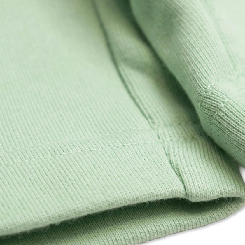Green Brushed Logo Sweatshorts