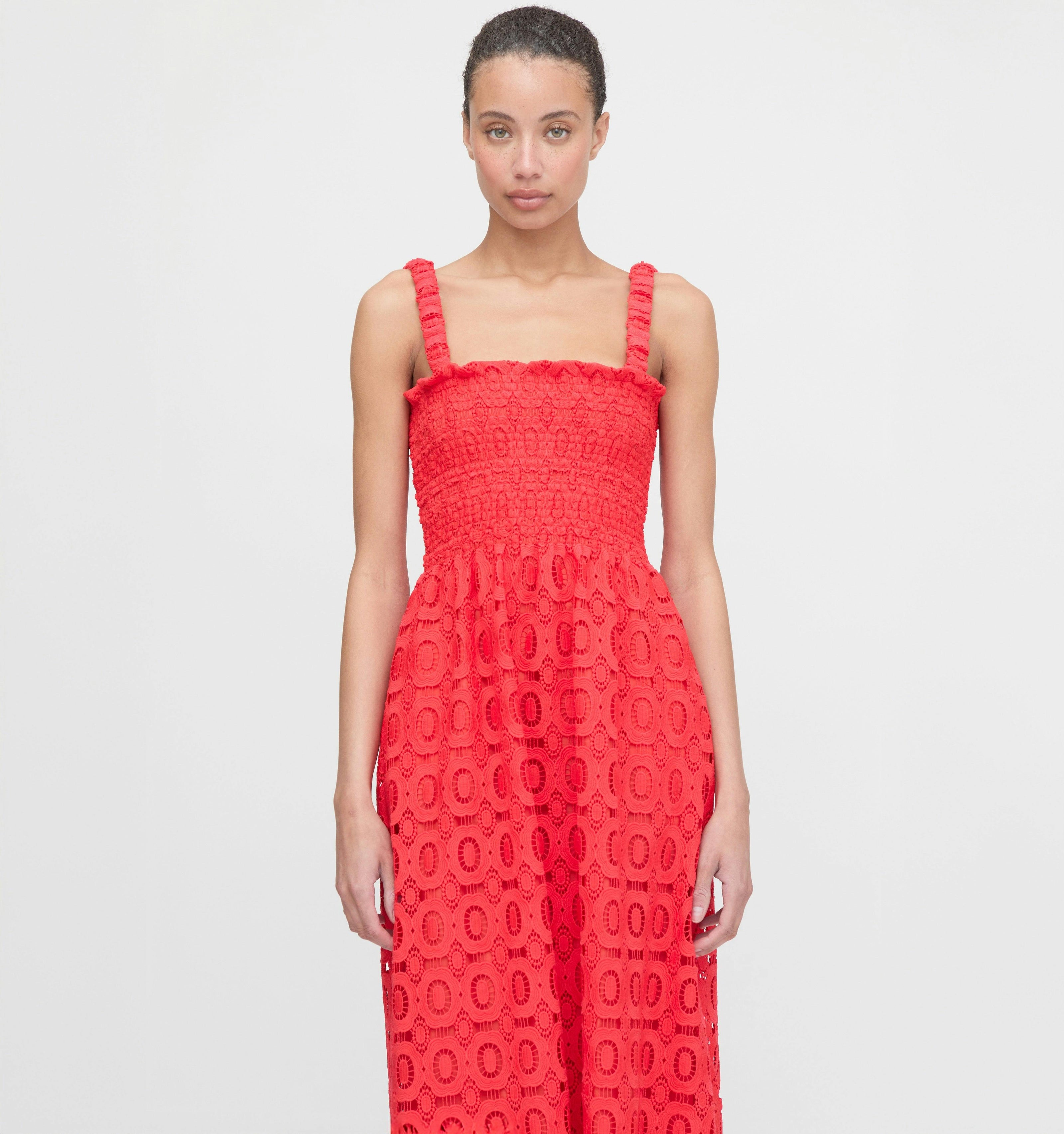 The Anjuli Nap Dress - Poppy Lace