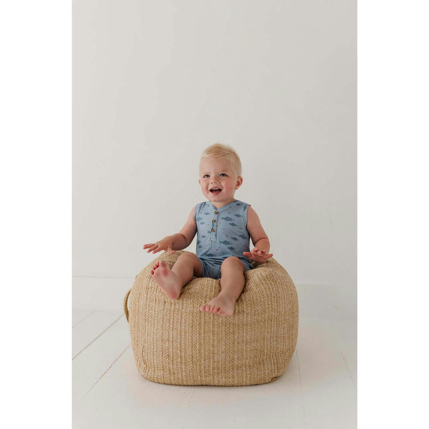 Boy's Sleeveless Romper