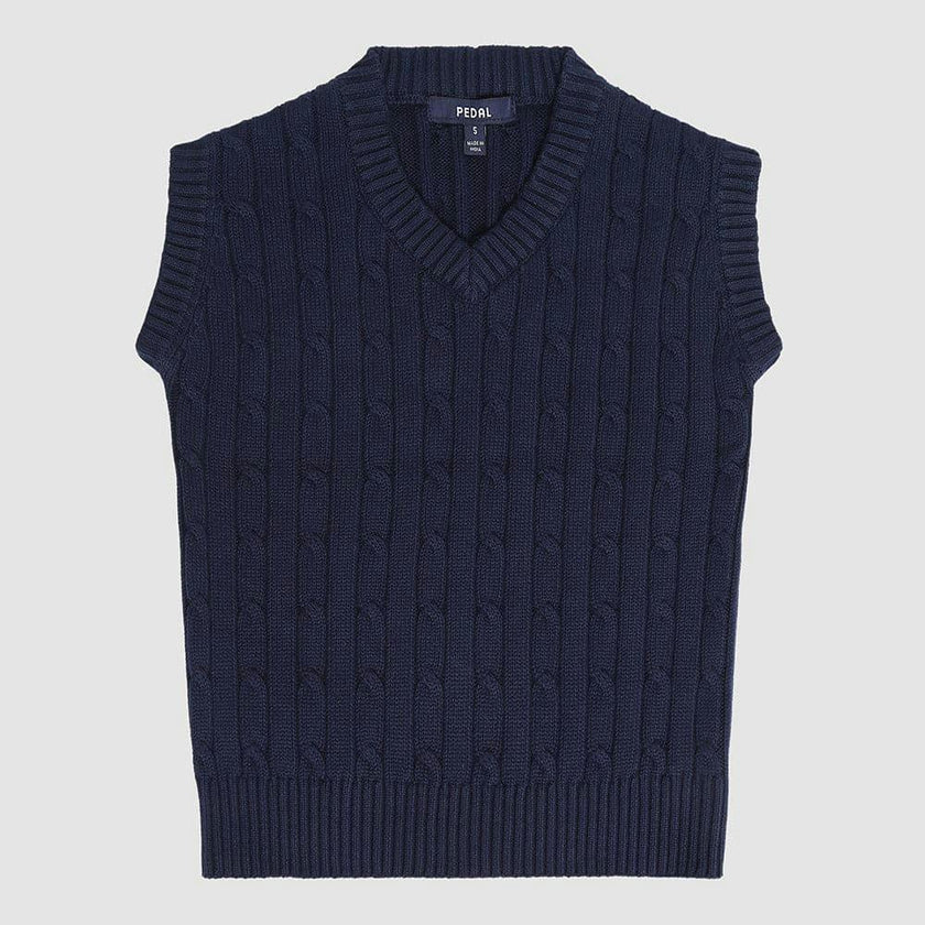 Darby Cable Knit Vest