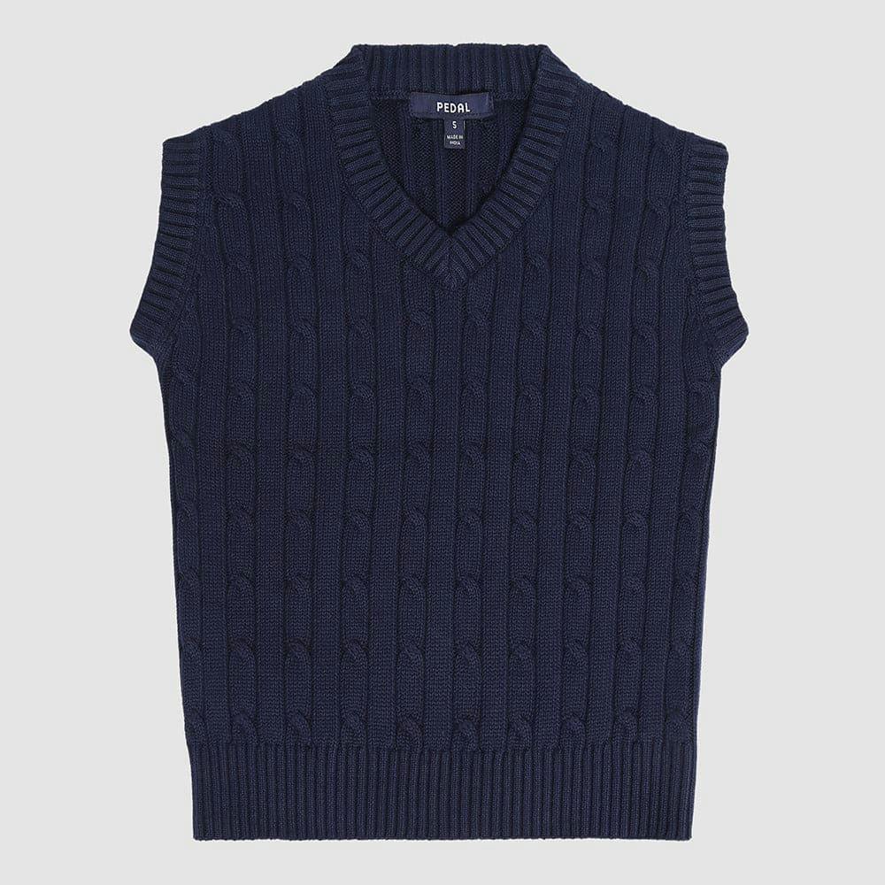 Darby Cable Knit Vest