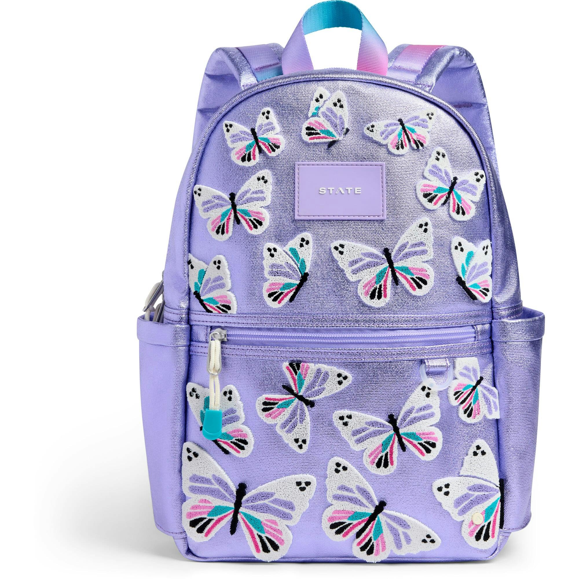 Kane Mini Backpack, Metallic 3D Butterfly