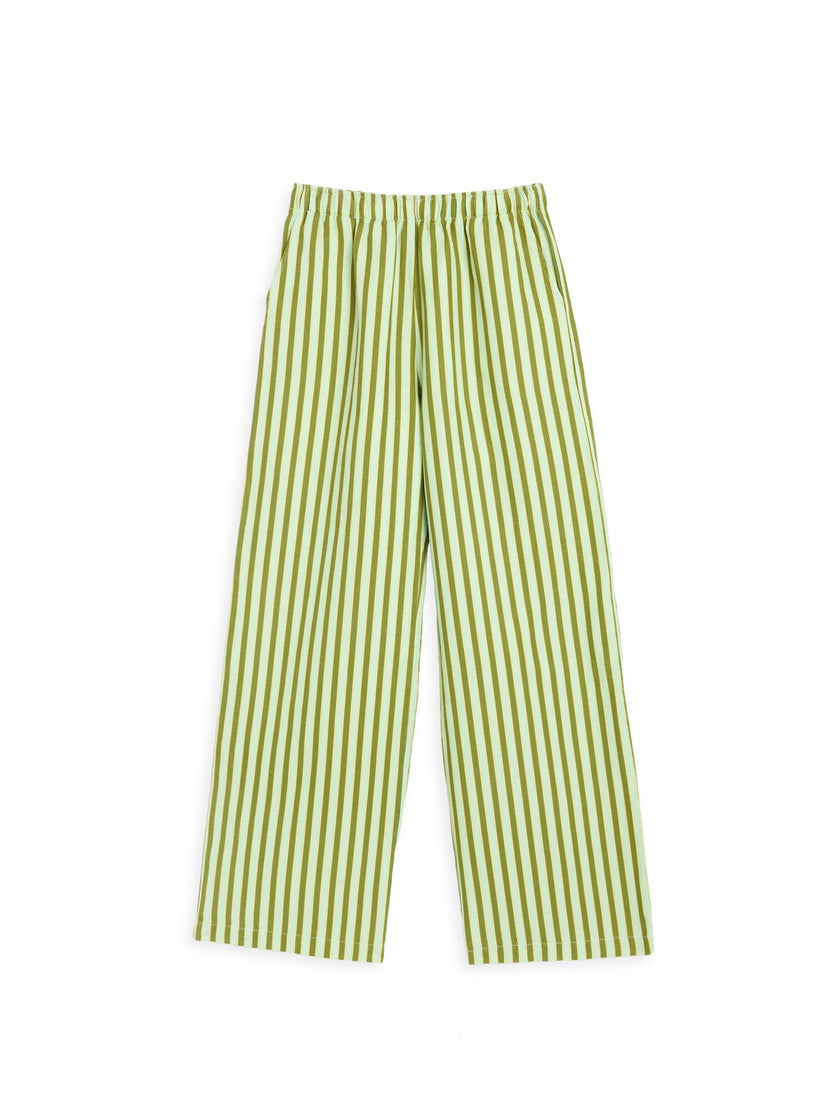 women's linen trousers - ice matcha