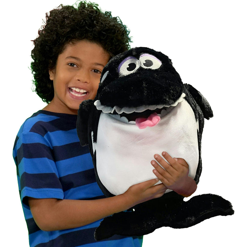 Tummy Stuffers: - Black & White - Storage Plush