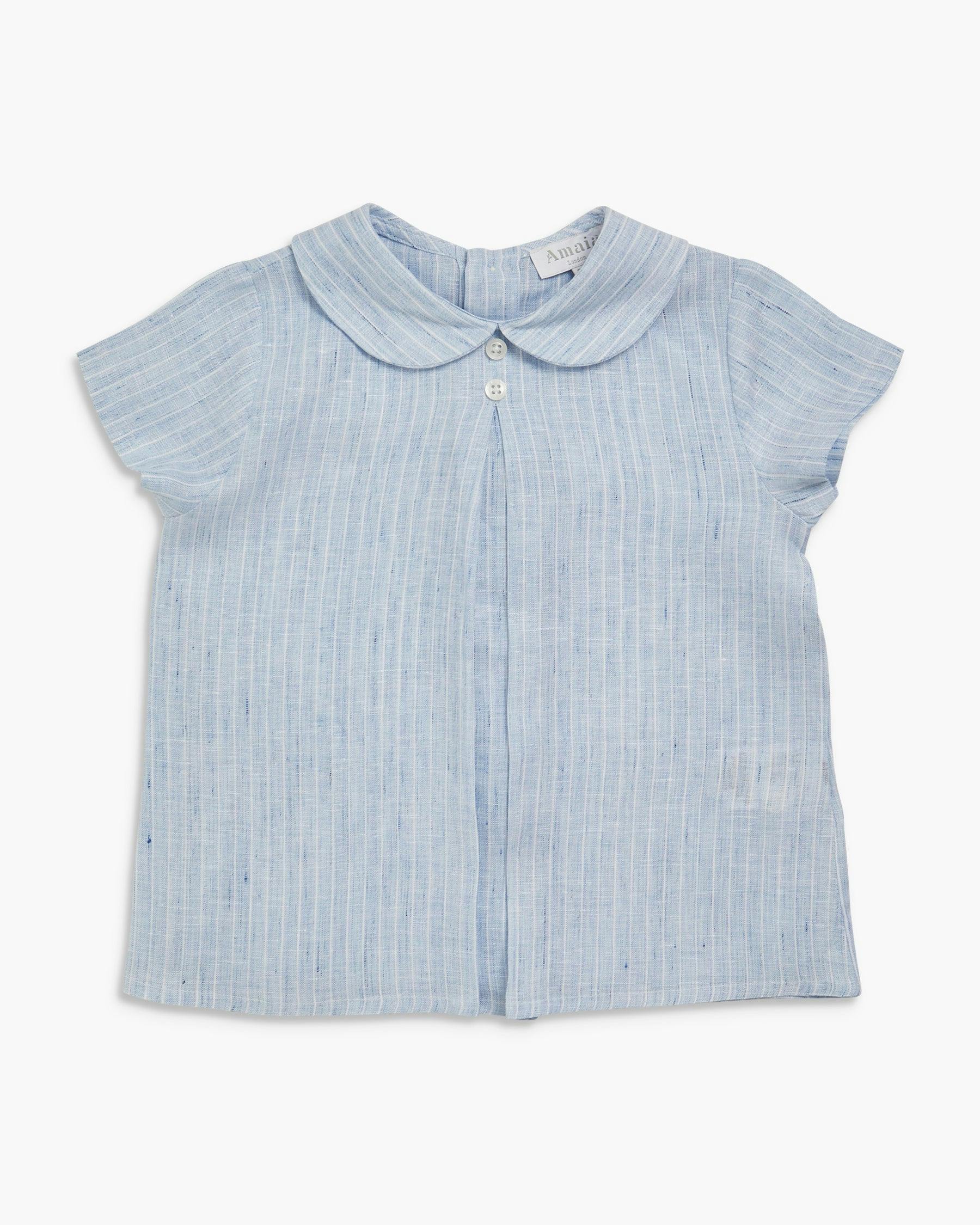Darius Shirt Sky Blue Stripe