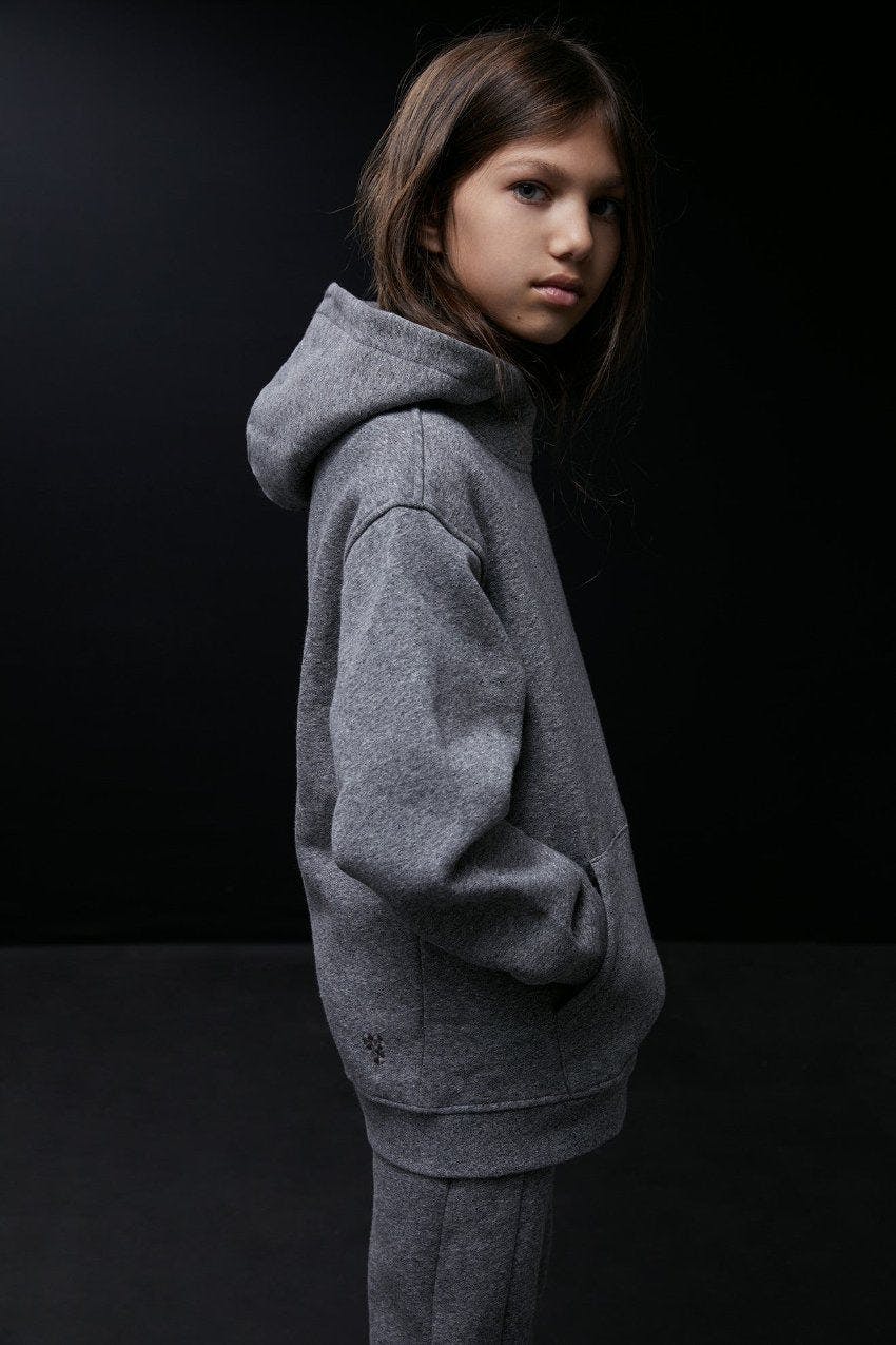 Relaxed Organic Fleece Hoodie