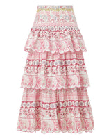 Lara Embroidered Maxi Skirt