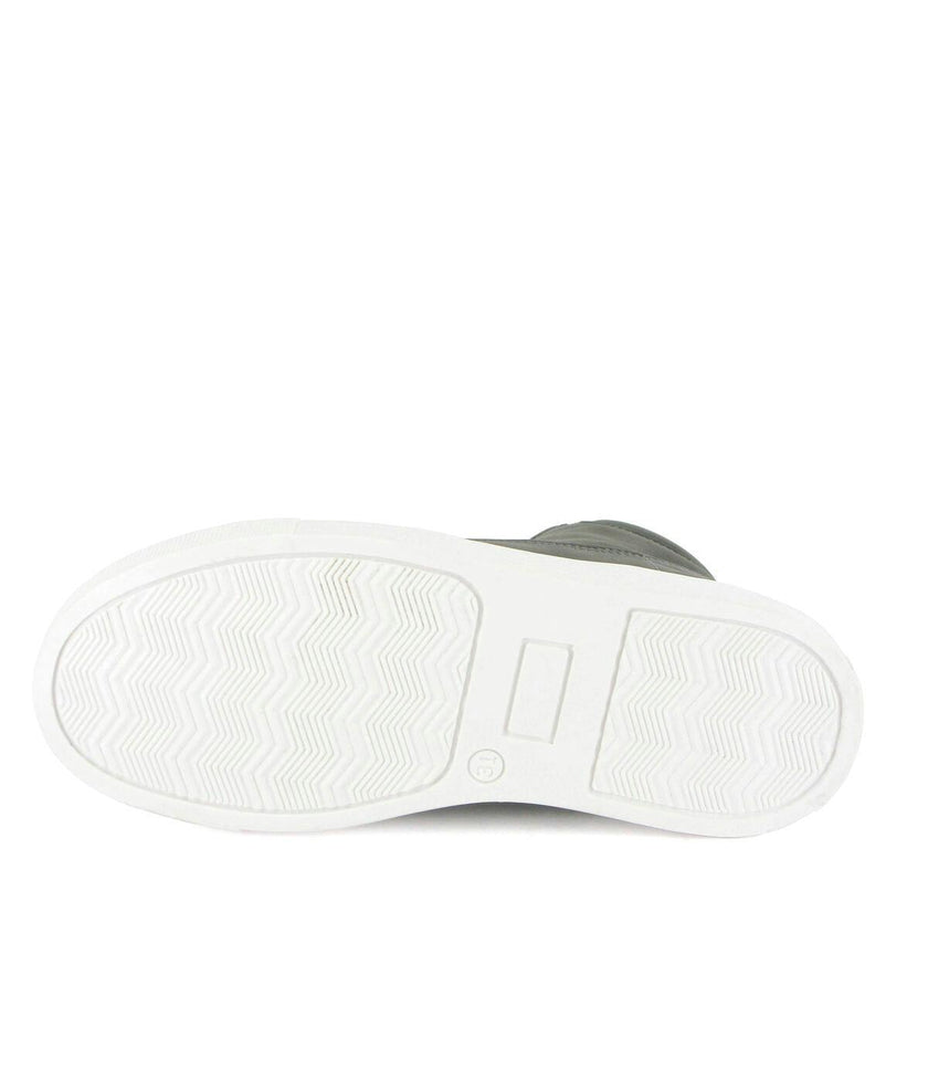 Nubuck Leather Sneaker Boots, Grey