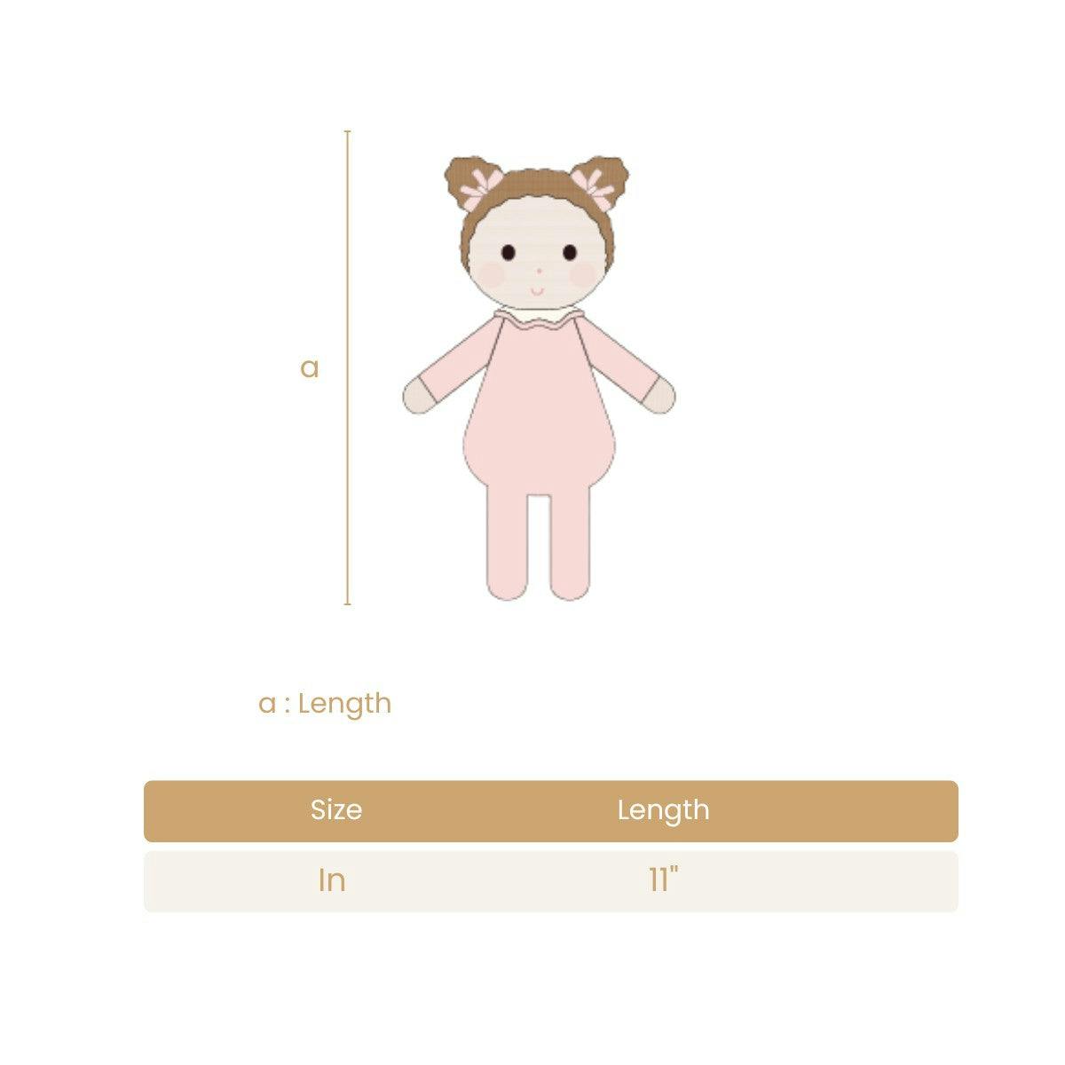 Baby Emily doll pink -  11