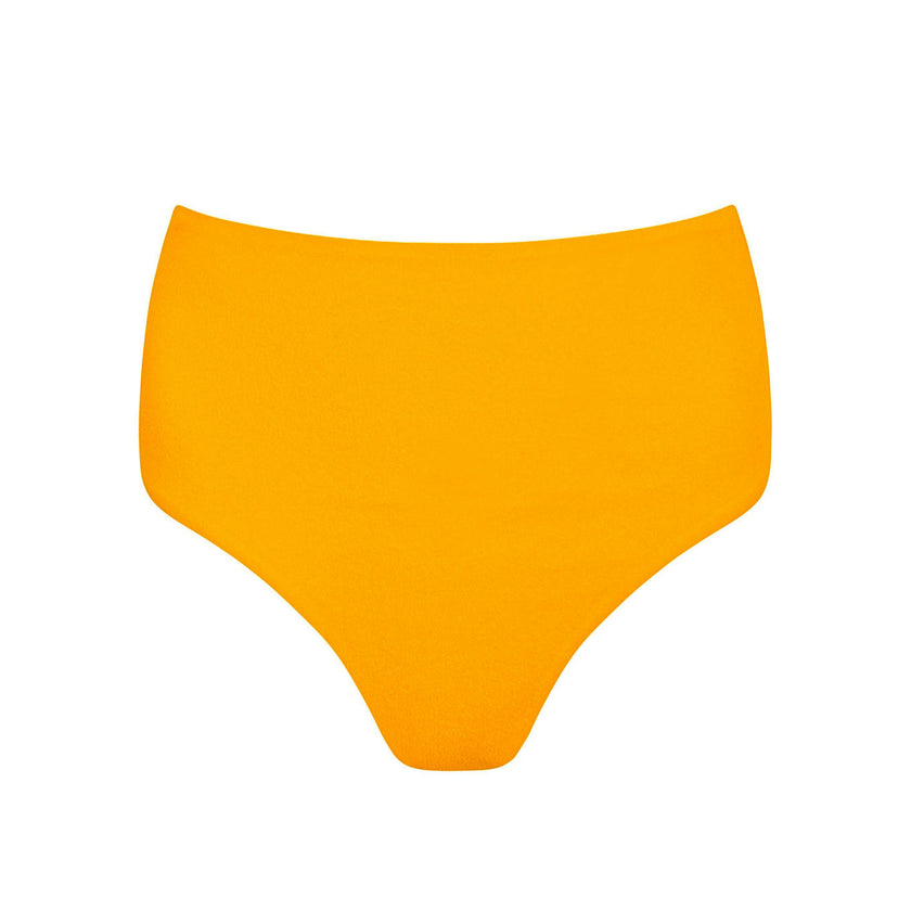 women's marigold terry high waisted bikini bottom