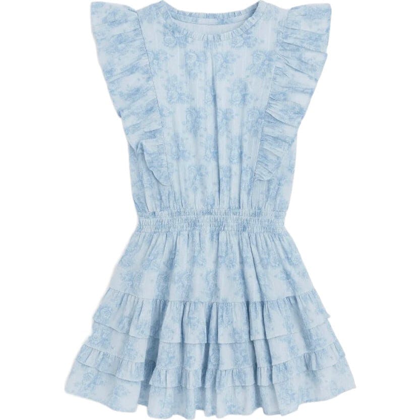 Gustavia Dress Mini Roses Blue