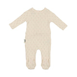 Ribbed Pineapple Footie and Beanie Set