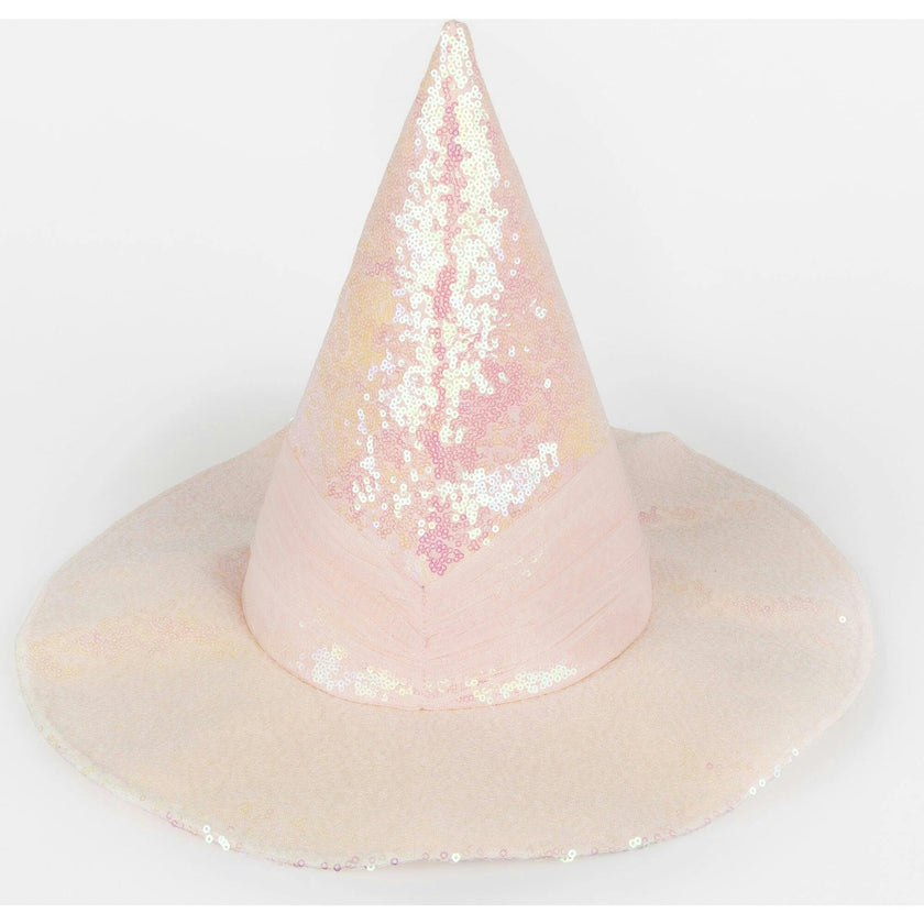 Pink Sequin Witch Hat