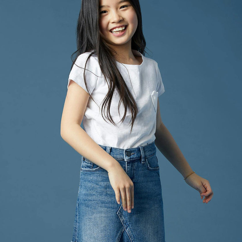Jenny Mini Skirt | Blue Rose