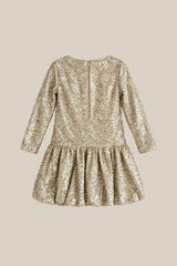 Mini Luminaria Dress in Champagne Sequin