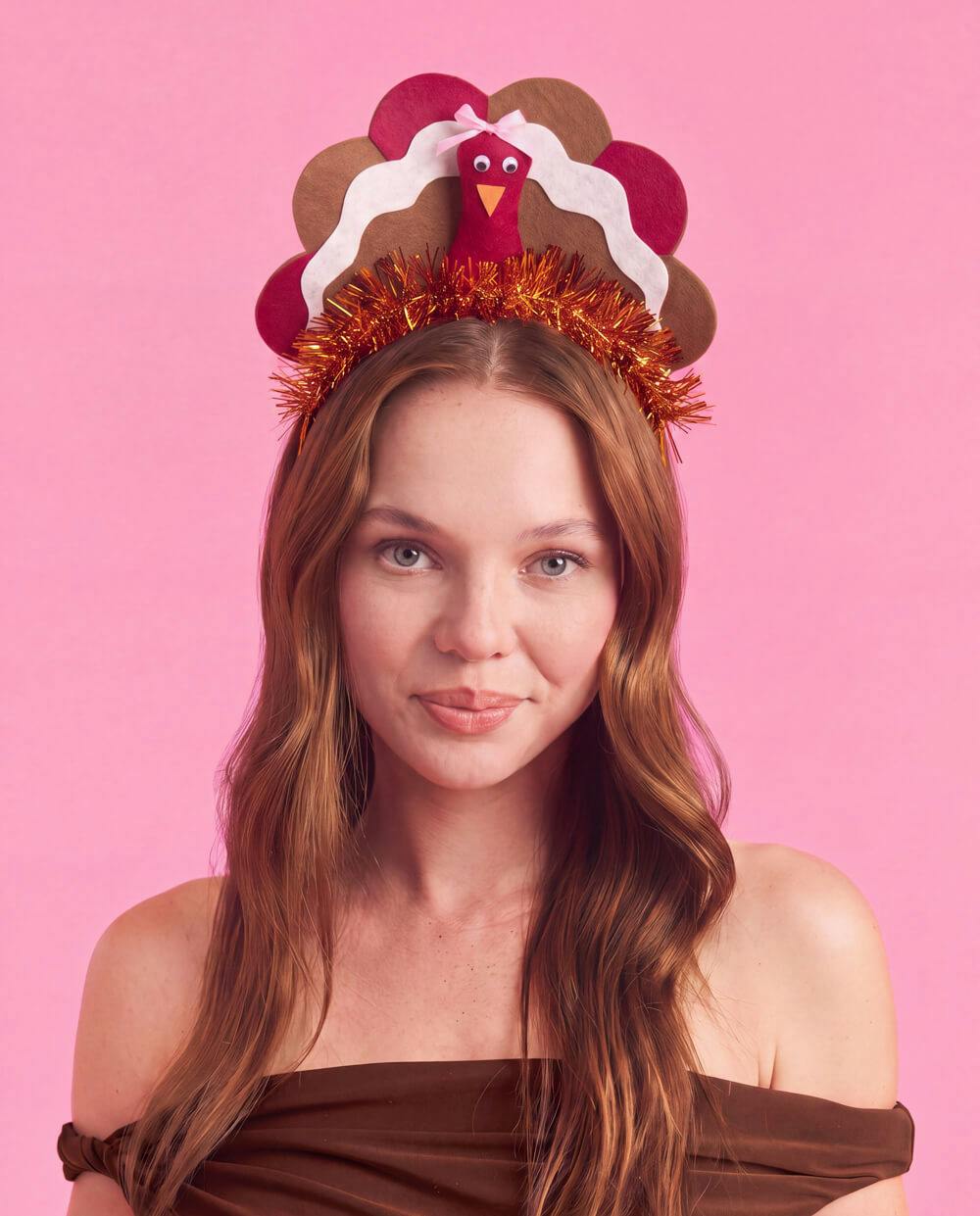 Turkey Time Headband - thanksgiving headband
