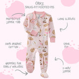 CRUZ Snug Fit Footed Sleeper