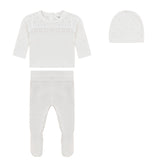 Knit Lace Texture 3Pc Set
